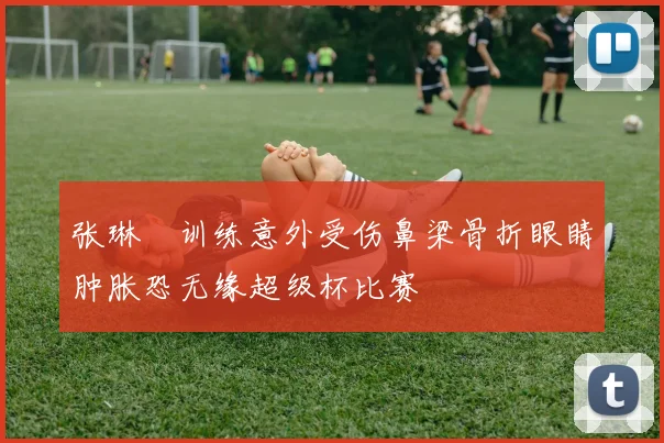 张琳芃训练意外受伤鼻梁骨折眼睛肿胀恐无缘超级杯比赛